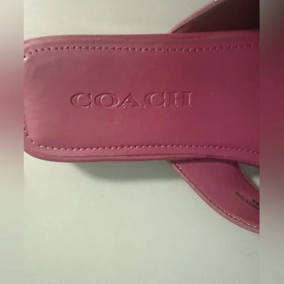 COACH FLAT SANDALS 9.5 - Picture 7 of 11